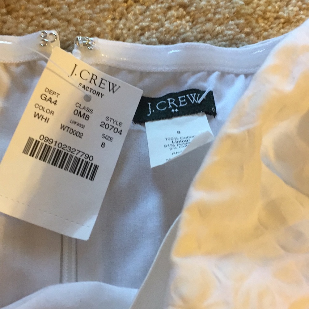 J Crew Factory strapless dress sz 8 NWT